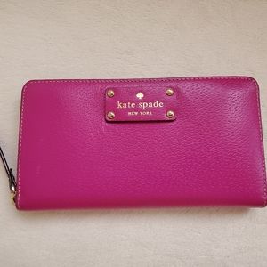 Kate Spade Continental Zip Leather Wallet